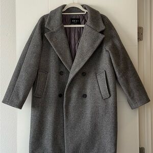 Gray coat Korean handmade